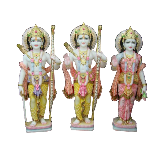 Marble Ram Darbar Murti